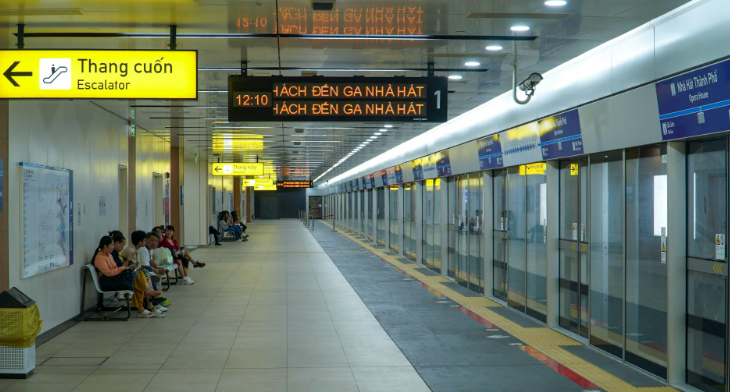 quảng cáo trên hệ thống Metro