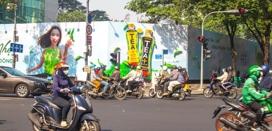 hàng rào quảng cáo