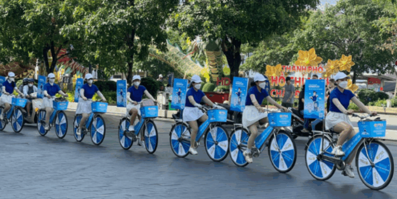 Quảng bá sáng tạo – xanh – bền vững với roadshow xe đạp.